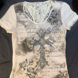 Miss Me Embellished shirt Medium